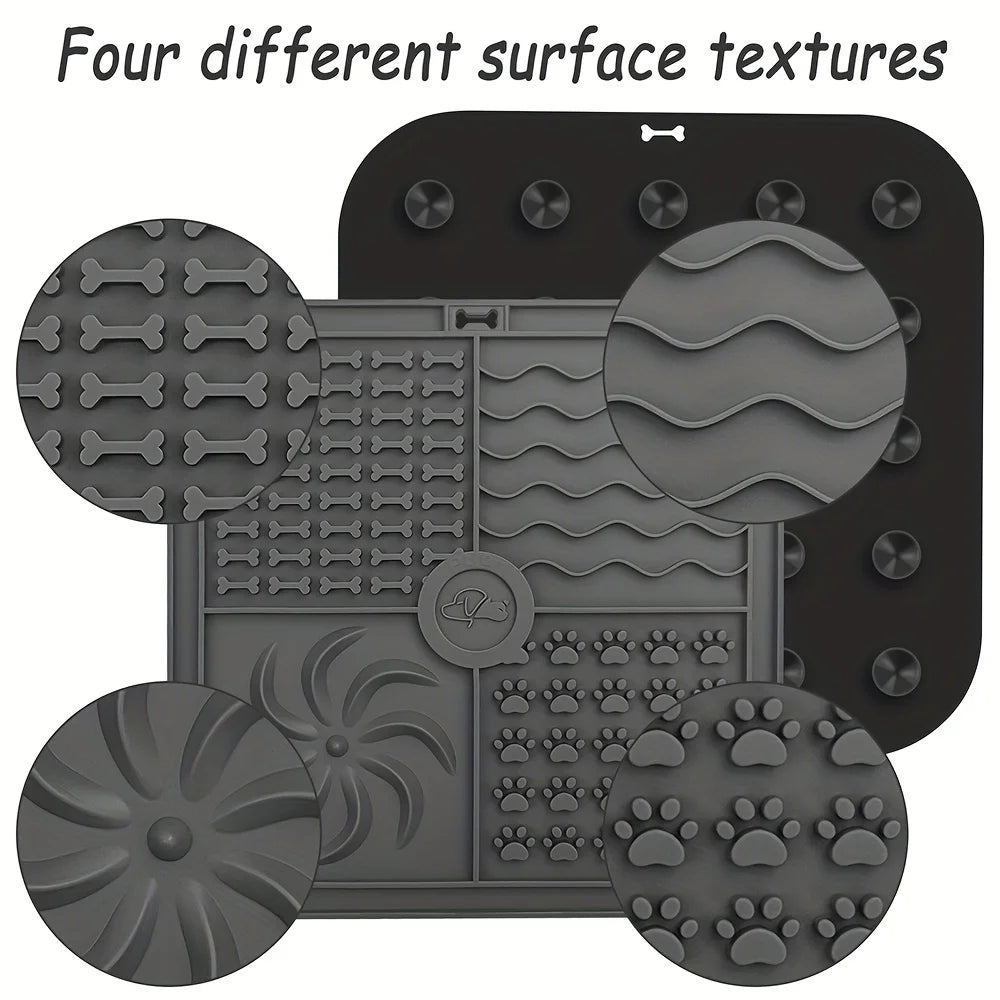 Premium Silicone Slow Feeder Mat for Dogs and Cats by PawHaven