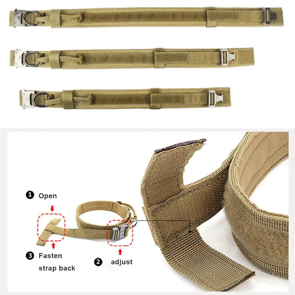 Pet Products Outdoor Dog Buckle Collar Traction Rope Adjustable Pets Collars by PawHaven