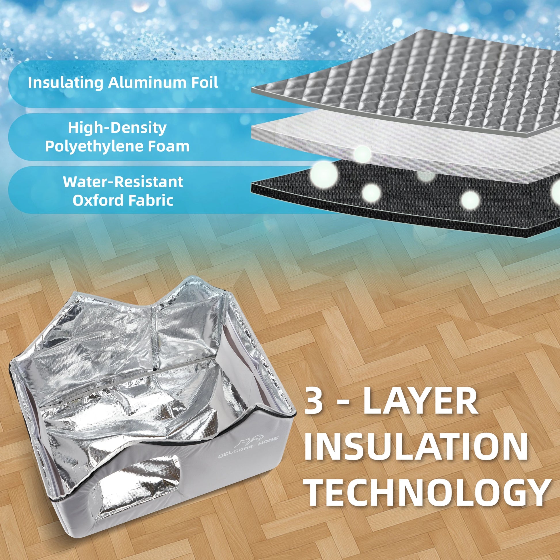 Cat Air Conditioning House Summer Cat Cooling Tool Nest Dog Ice House Dog Four Seasons Cat Pet Ice House by PawHaven