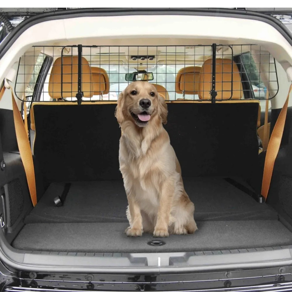 Heavy Duty Pet Dog Car Barrier Black by PawHaven
