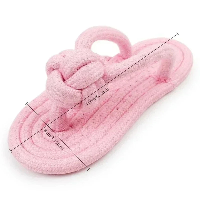 Dog Chewing Toy Cotton Slipper Rope Toy for Small Large Dogs Pet Teeth Training Molar Toys Interactive Dog Toy Dog Accessories by PawHaven