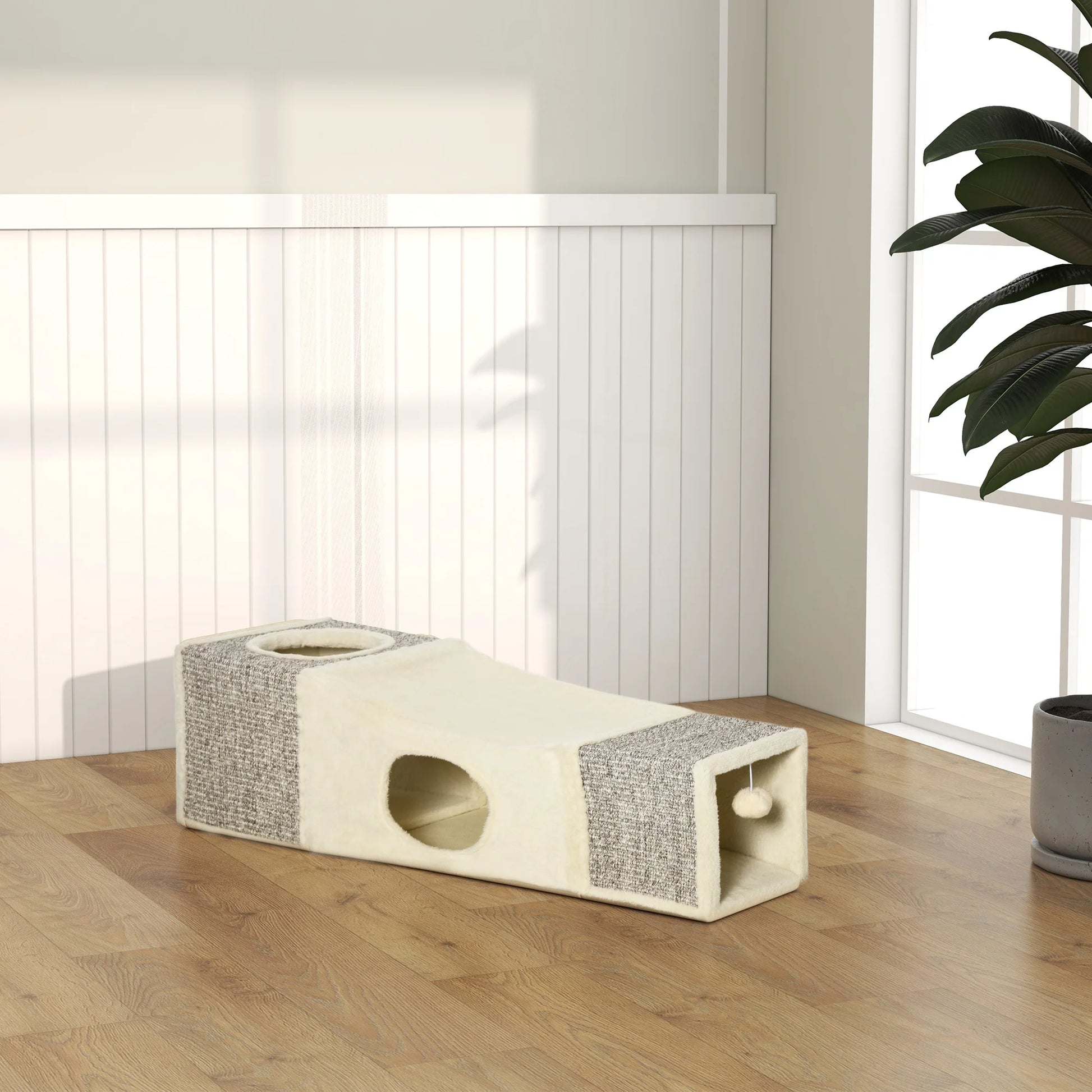 PawHut Premium Cat Tunnel For Indoor Play by PawHaven