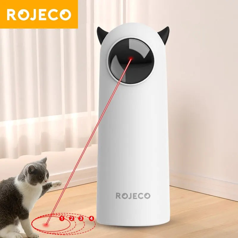 ROJECO Premium Interactive Laser Cat Toy For Indoor Fun by PawHaven
