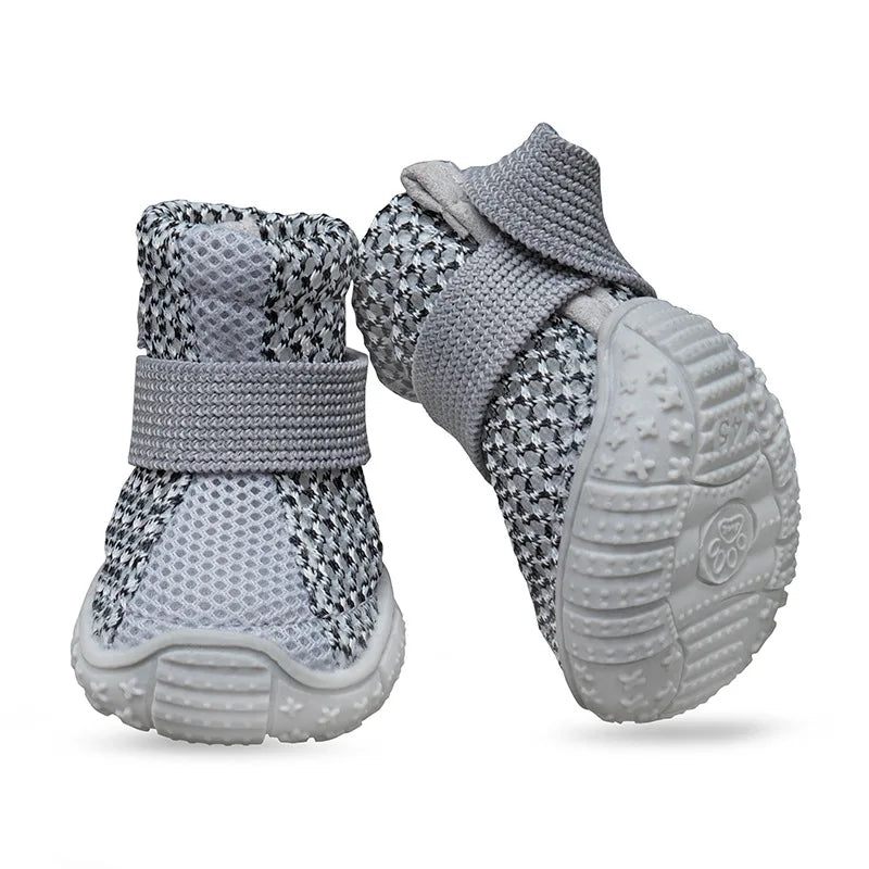 Comfortable Breathable Mesh Dog Shoes, Easy Wear Pet Footwear for Puppies and Small Dogs by PawHaven