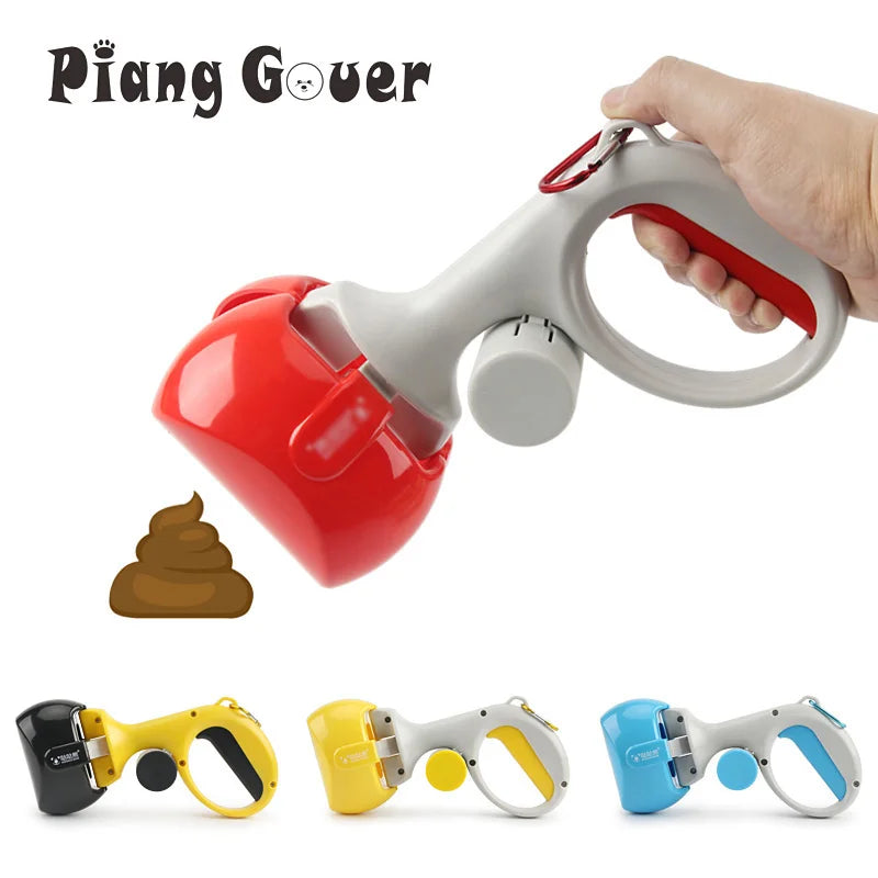 Portable Pet Pooper Scooper Dog Waste Scoop Sanitary Pickup Remover for Outdoor Cleaning Puppy Cat by PawHaven
