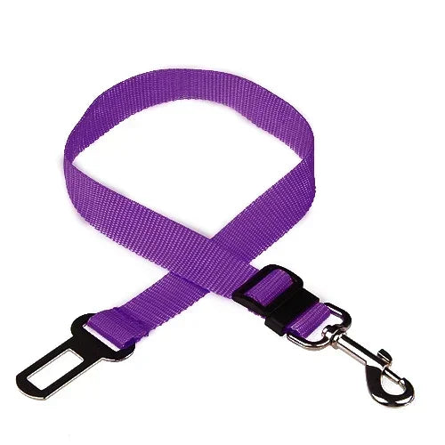 Premium Adjustable Dog Car Seat Belt For Safe Travel by PawHaven