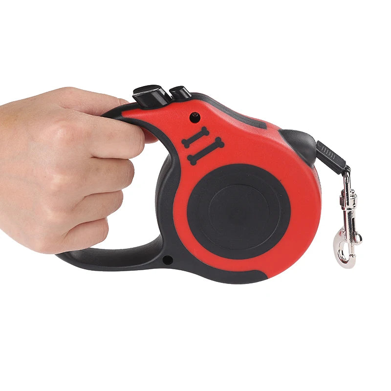 UK Premium Retractable Dog Leash 3m 5m Nylon Quick Release by PawHaven