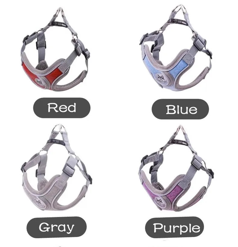 Premium Reflective Harness Vest For Small To Medium Dogs by PawHaven