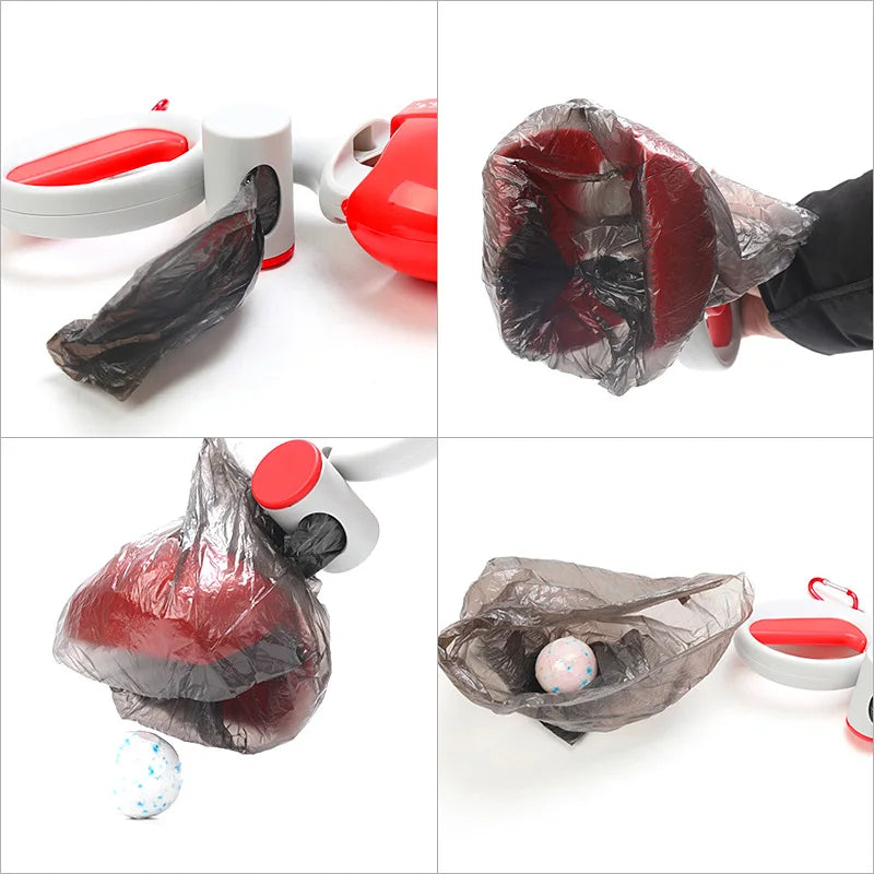 Portable Pet Pooper Scooper Dog Waste Scoop Sanitary Pickup Remover for Outdoor Cleaning Puppy Cat by PawHaven