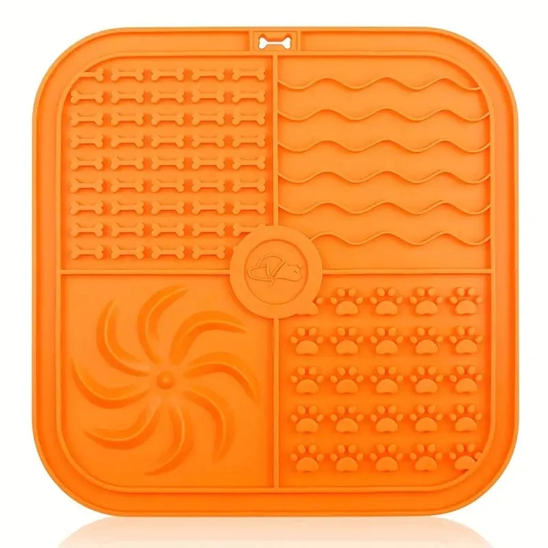 Premium Silicone Slow Feeder Mat for Dogs and Cats by PawHaven