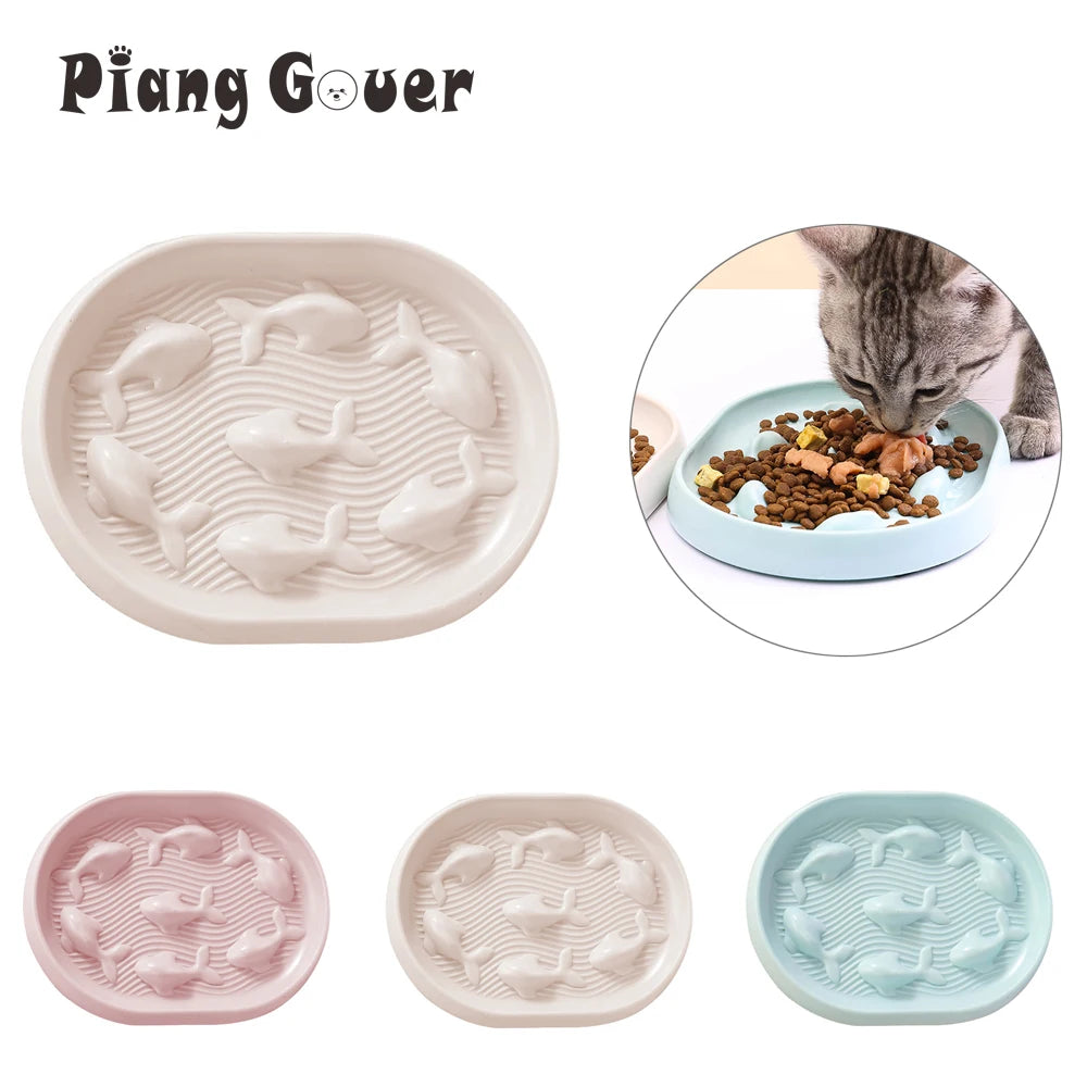 Dog Cat Bowl Anti Choking Slow Food Pet Bowl Bowl Pet Feeder Supplies by PawHaven