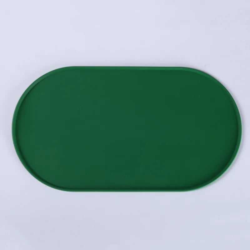 Waterproof Non-Slip Silicone Pet Mat, Easy Clean Foldable Anti-Leak Feeding Pad for Cats & Dog Waterproof Non-Slip Easy-Wash Pad by PawHaven