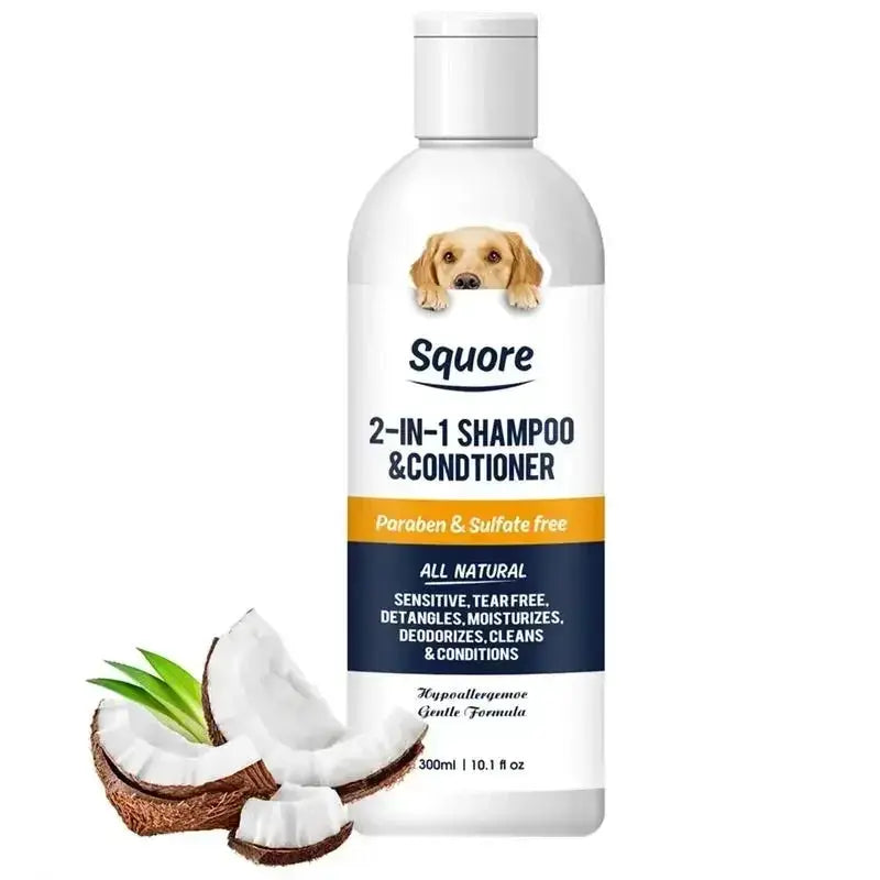 Puppy Shampoo And Conditioner 2 In 1 Natural Moisturizing Shampoo Moisturizing Dog Shampoo For Sensitive Skin PH Balanced by PawHaven