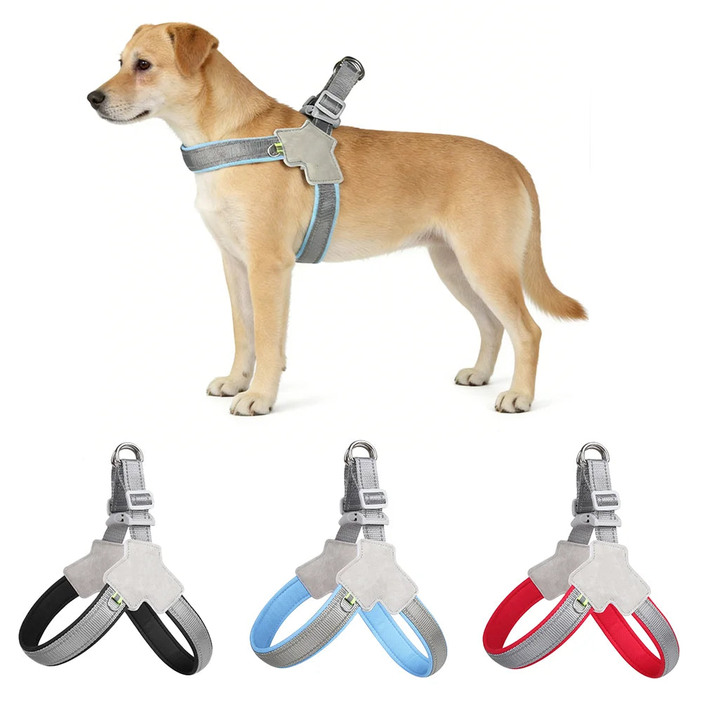 Holapet Reflective Adjustable Dog Harness Vest by PawHaven
