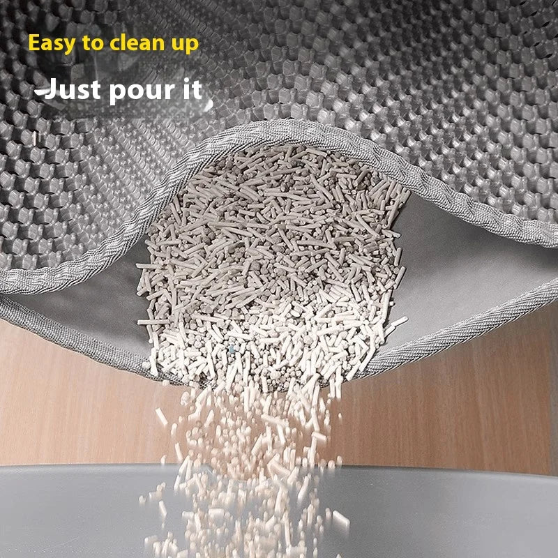 Premium Extra Large Cat Litter Mat Waterproof Non Slip by PawHaven