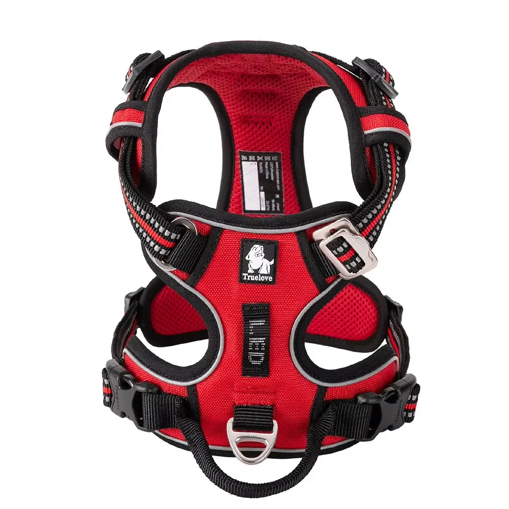 Premium Reflective Dog Vest Harness With Nylon Padding by PawHaven
