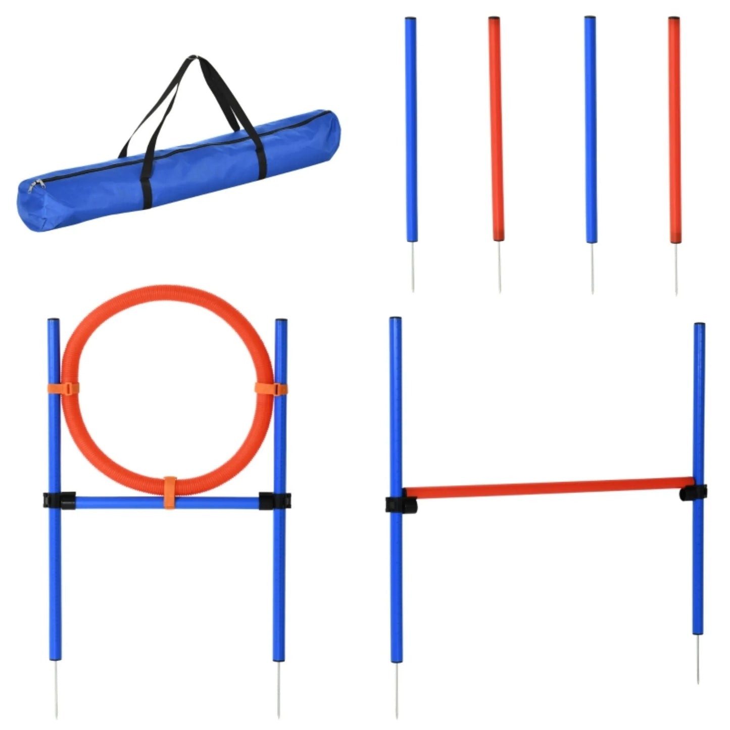 Premium Adjustable Dog Agility Training Set For Exercise by PawHaven