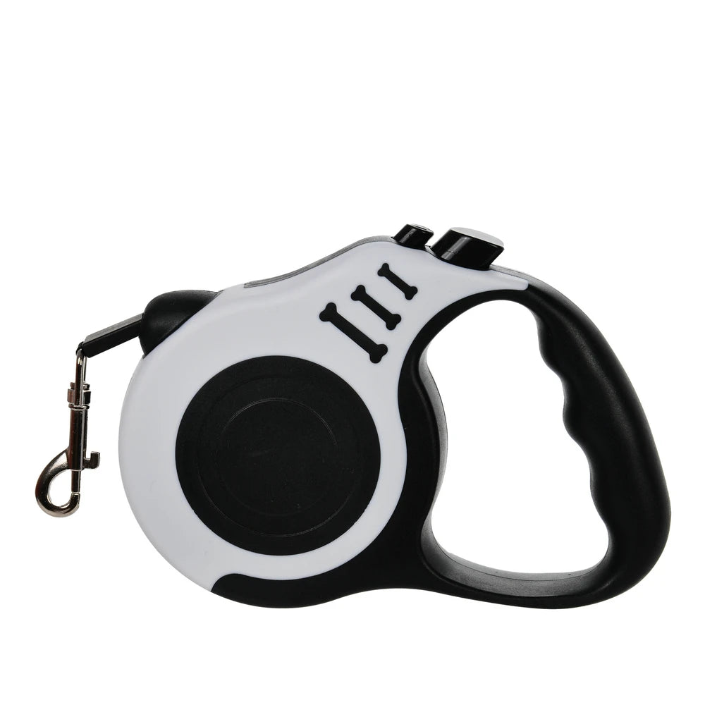 UK Premium Retractable Dog Leash 3m 5m Nylon Quick Release by PawHaven