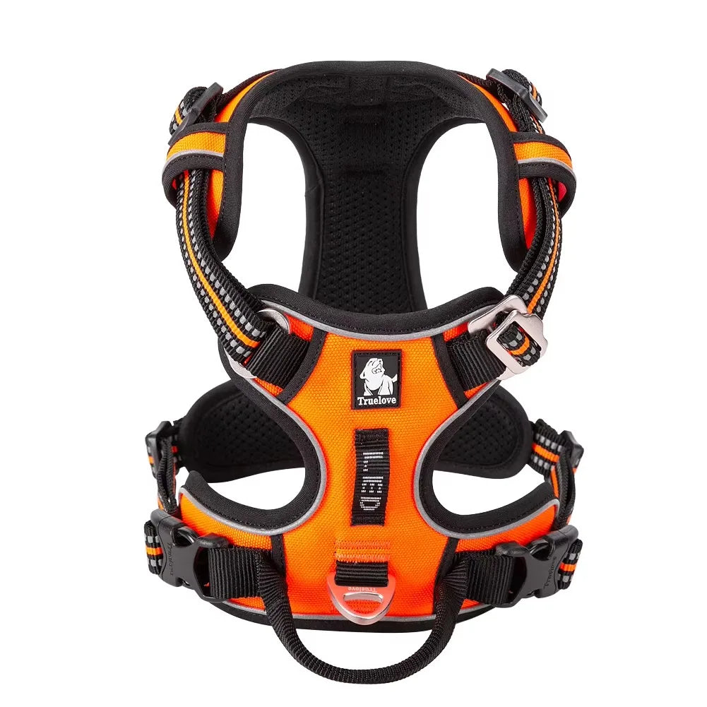 Premium Reflective Dog Vest Harness With Nylon Padding by PawHaven