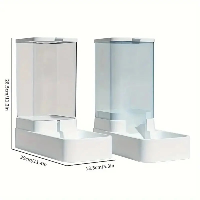 Premium Automatic Dog And Cat Feeder And Water Dispenser Set by PawHaven