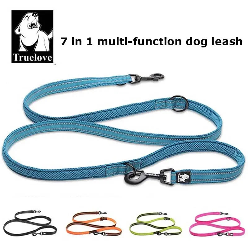 TrueLove Hand Free Dual Dog Lead Reflective 2 Dogs by PawHaven