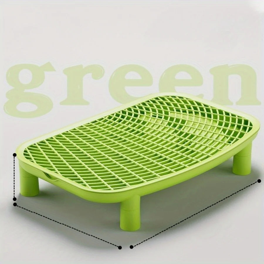Cat Litter Box Sand Control Mat with Double Layer Filter Leak Proof Design for Open Closed Style by PawHaven