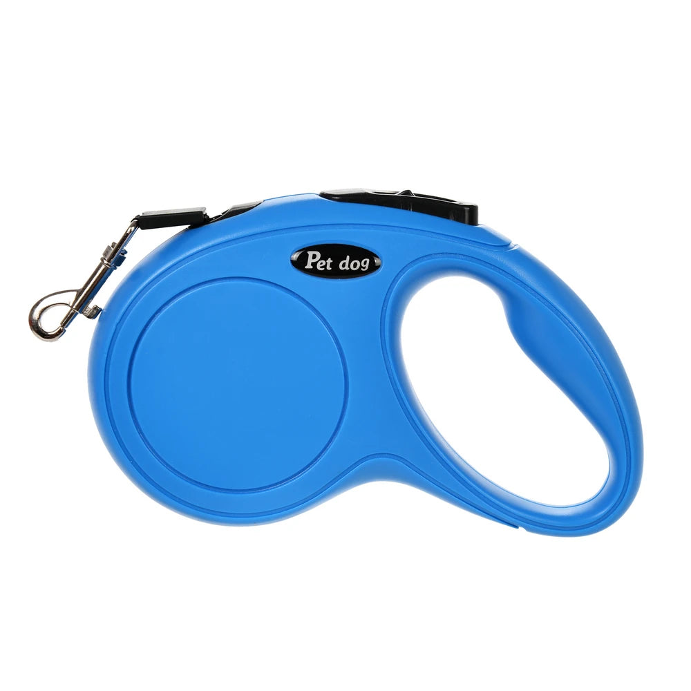UK Premium Retractable Dog Leash 3m 5m Nylon Quick Release by PawHaven