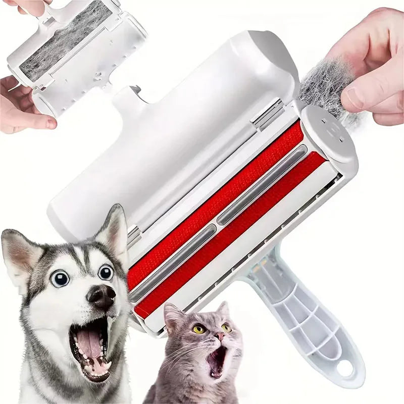 Premium Reusable Pet Hair Roller For Quick Fur Removal by PawHaven