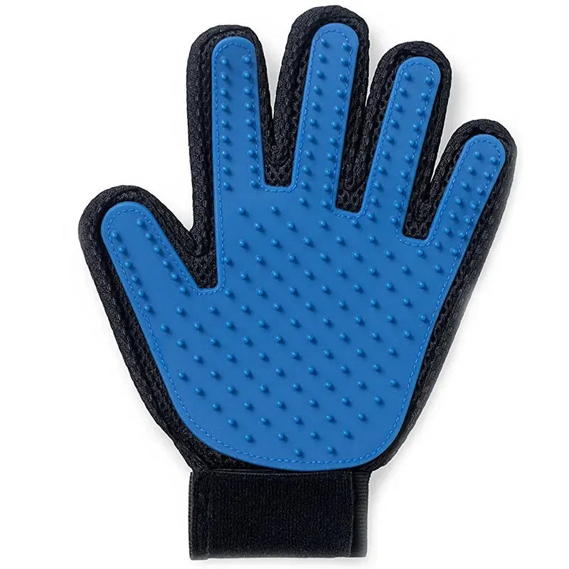 Silicone Pet Grooming Gloves For Cats And Dogs Hair Removal by PawHaven