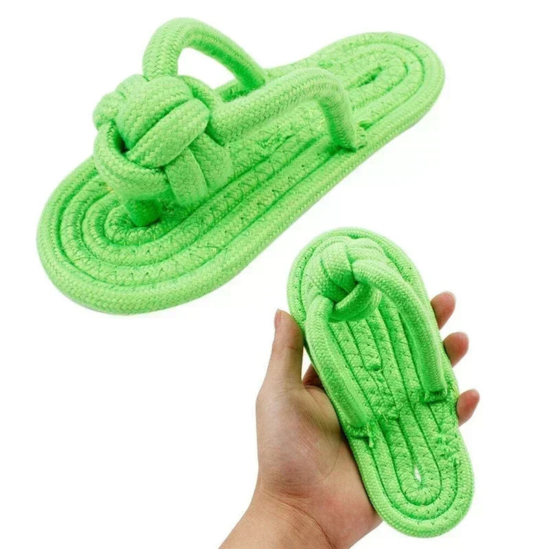 Dog Chewing Toy Cotton Slipper Rope Toy for Small Large Dogs Pet Teeth Training Molar Toys Interactive Dog Toy Dog Accessories by PawHaven
