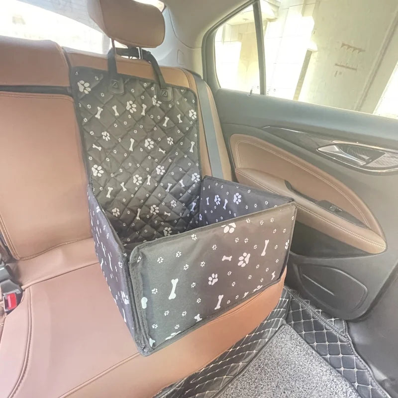 CAWAYI KENNEL Pet Dog Carrier Car Seat Cover Carry Cat Puppy Bag Car Travel Folding Hammock Waterproof Dogs Basket Pet Carriers by PawHaven