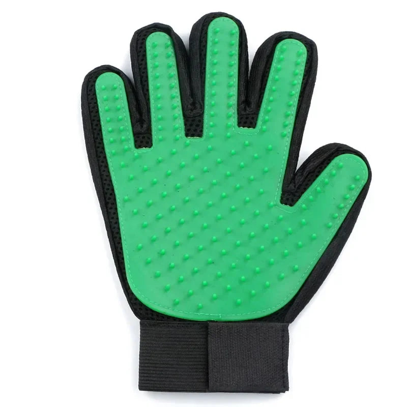 Silicone Pet Grooming Gloves For Cats And Dogs Hair Removal by PawHaven