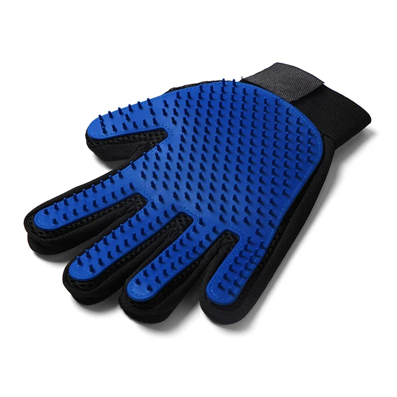 Silicone Pet Grooming Gloves For Cats And Dogs Hair Removal by PawHaven