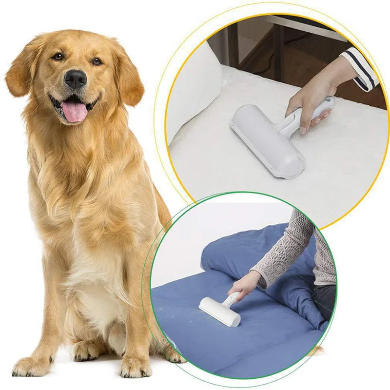 Premium Reusable Pet Hair Roller For Quick Fur Removal by PawHaven