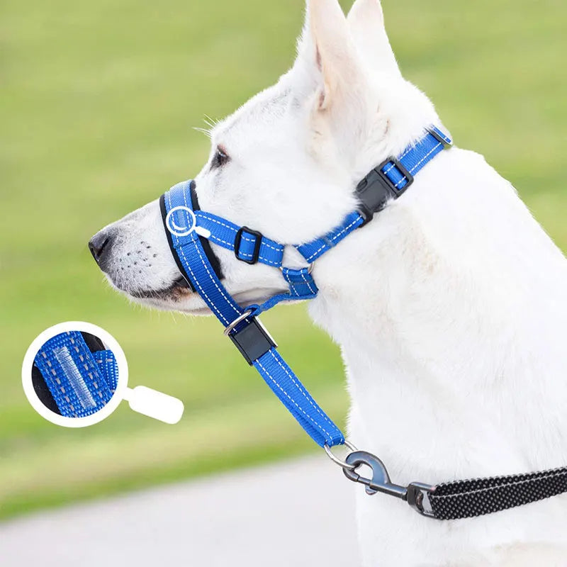 Premium Reflective Breathable Dog Muzzle For Bark Control by PawHaven