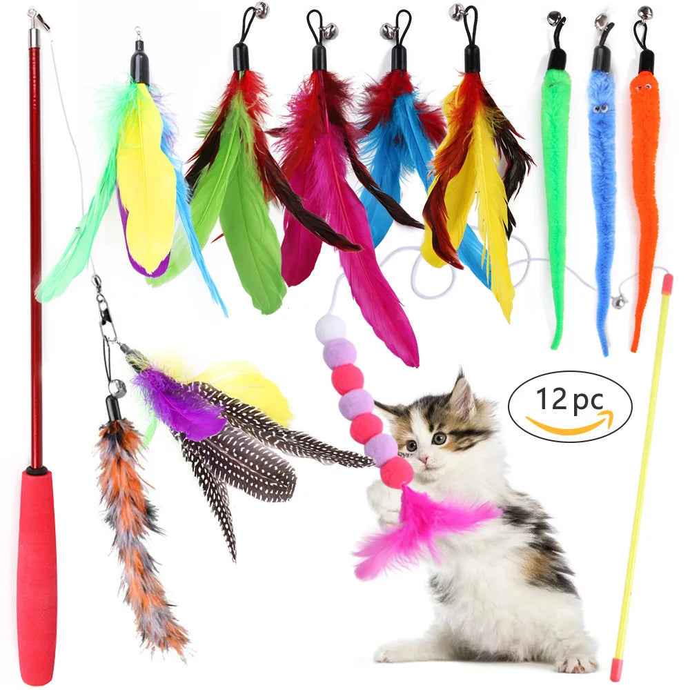 Interactive Kitten Toys Variety Pack 20 Piece Set by PawHaven
