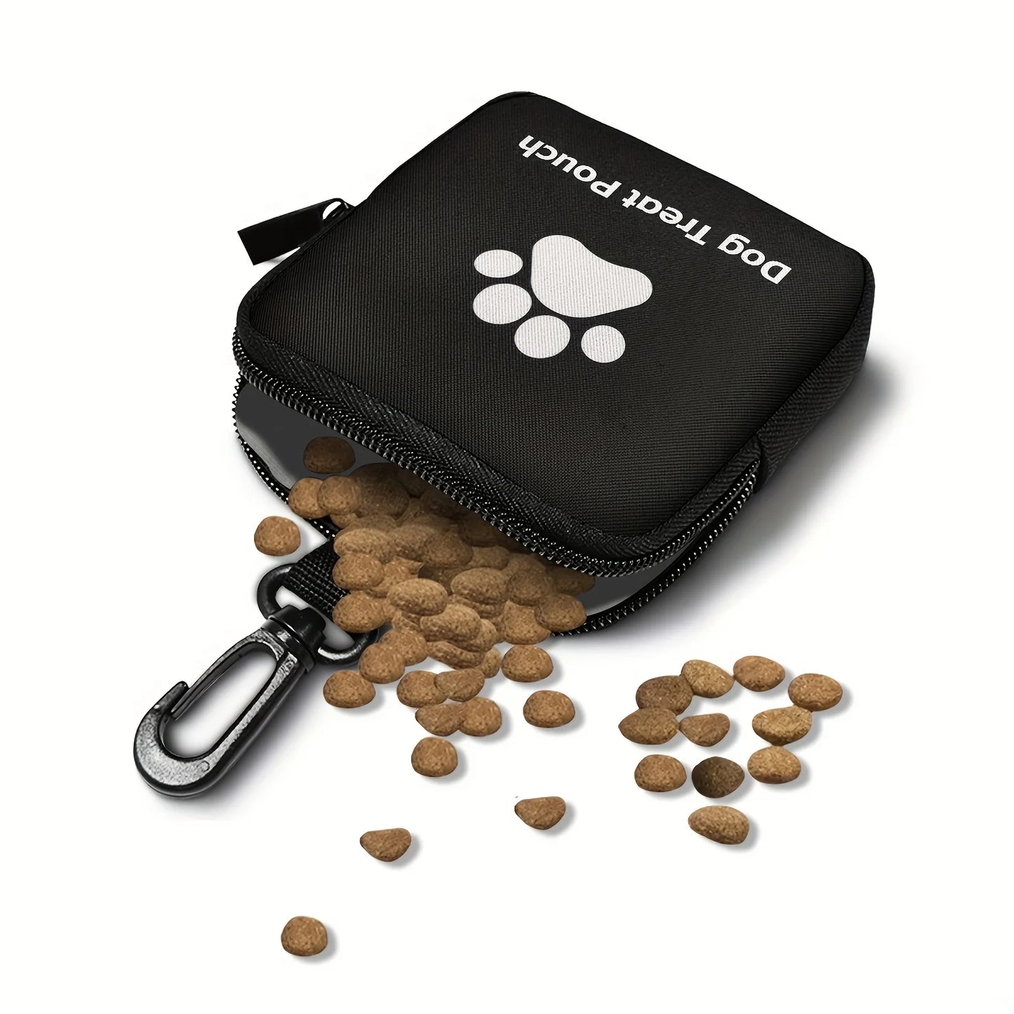 Premium Zippered Dog Treat Bag Portable Spill Proof by PawHaven