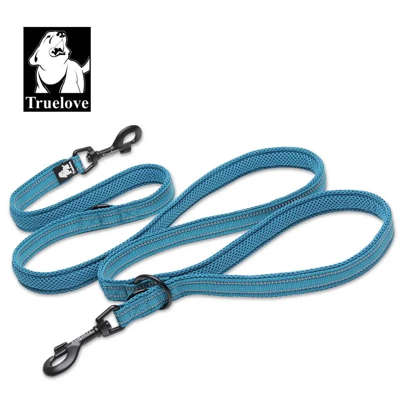 TrueLove Hand Free Dual Dog Lead Reflective 2 Dogs by PawHaven