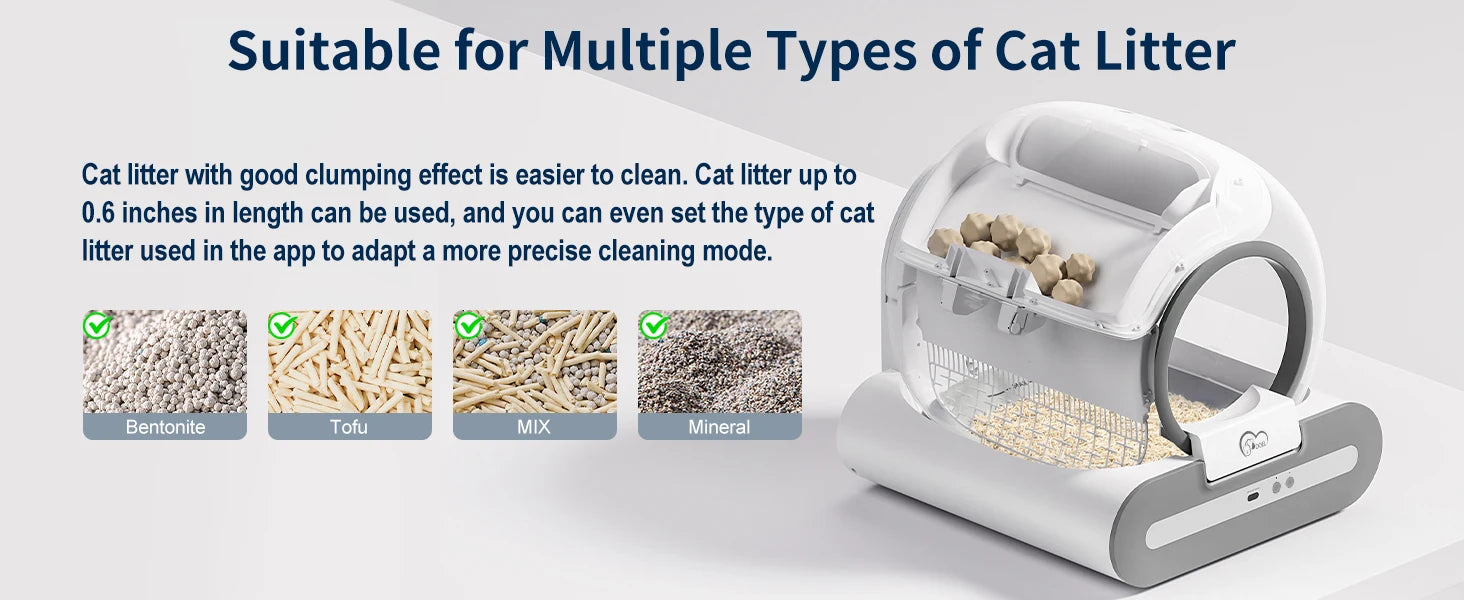 Doel 65L Self Cleaning Cat Litter Box App Control by PawHaven