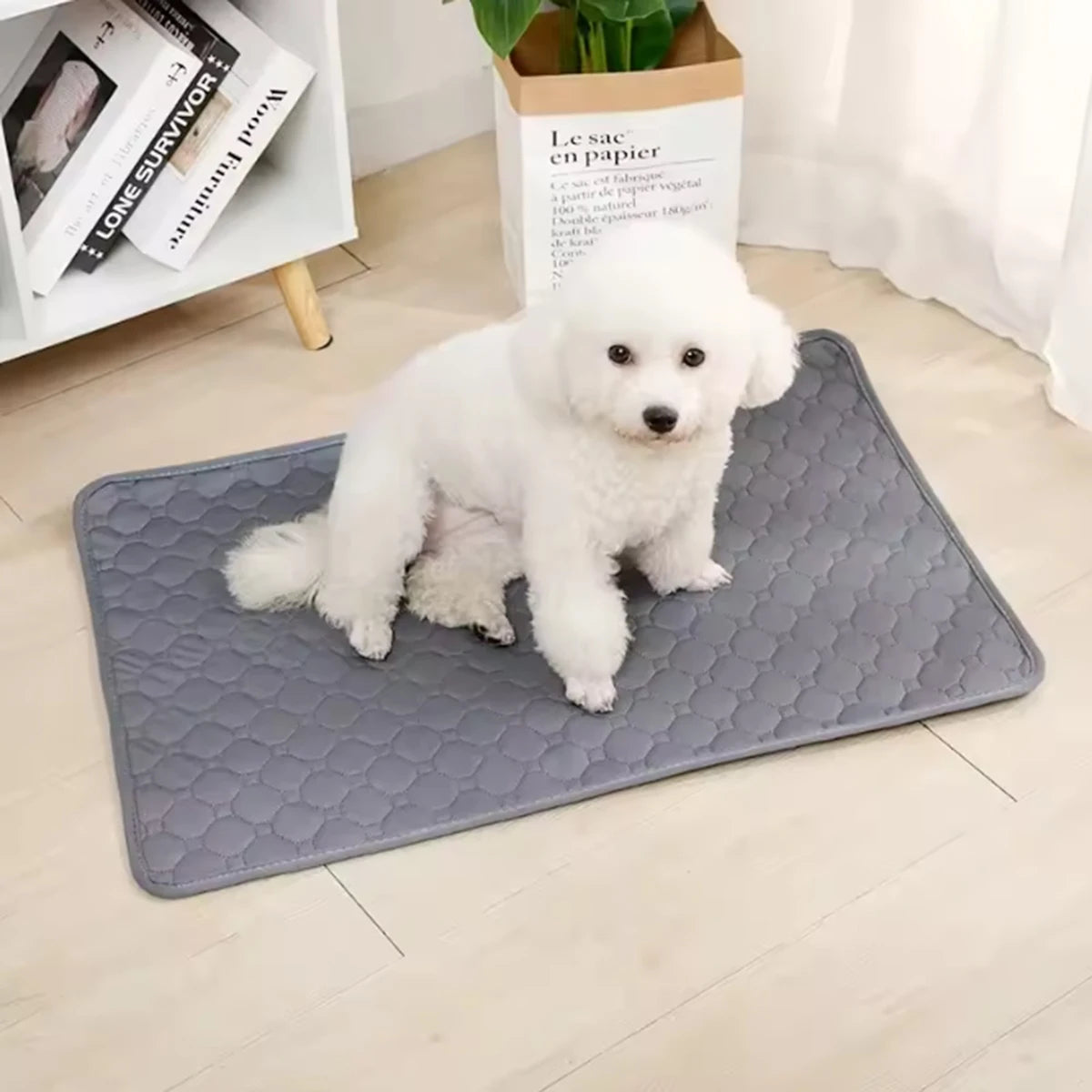 Dog Pee Pad Reusable Washable Dog Urine Mat Car Seat Floor Sofa Waterproof Absorbent Puppy Cat Training Diaper Mat Pet Supplies by PawHaven