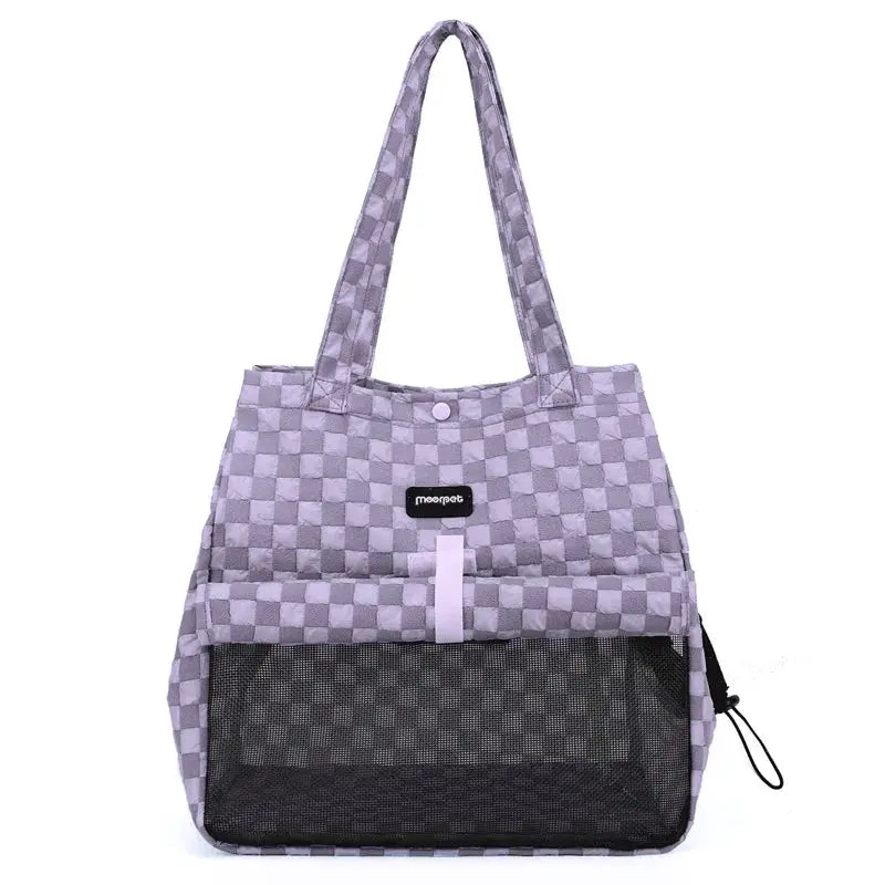 Portable Pet Bag Cat Shoulder Bag Outdoor Breathable Carrying Travel Bag For Small Mini Dog by PawHaven