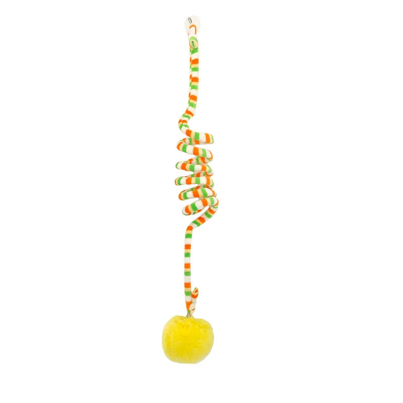 Interactive Cat Hanging Toy Simulation Cat Toy Funny Self-hey Interactive Toy for Kitten Playing Teaser Wand Toy Cat with bell by PawHaven