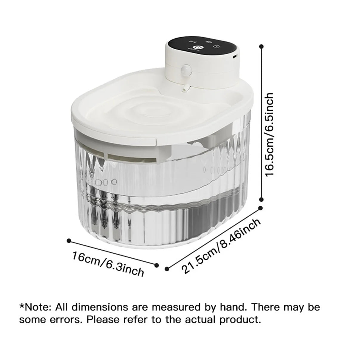 Cat Water Fountain Auto Recirculate Filter Large Capacity Filtring Cat Water Drinker Mute Cats Water Dispenser by PawHaven