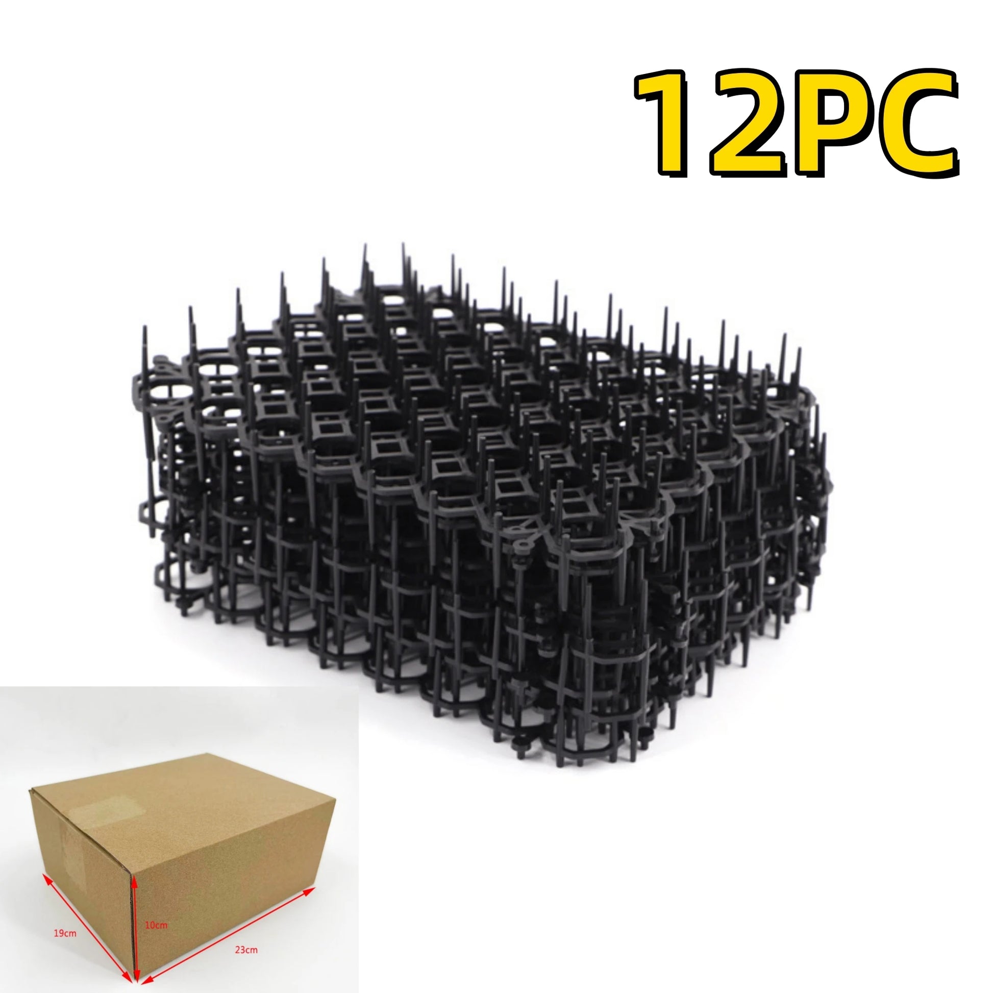 Cat-Proof Mat with Spikes for Vegetable Garden Durable Protection against Cats And Dogs Ideal for Gardening And Plant Care by PawHaven