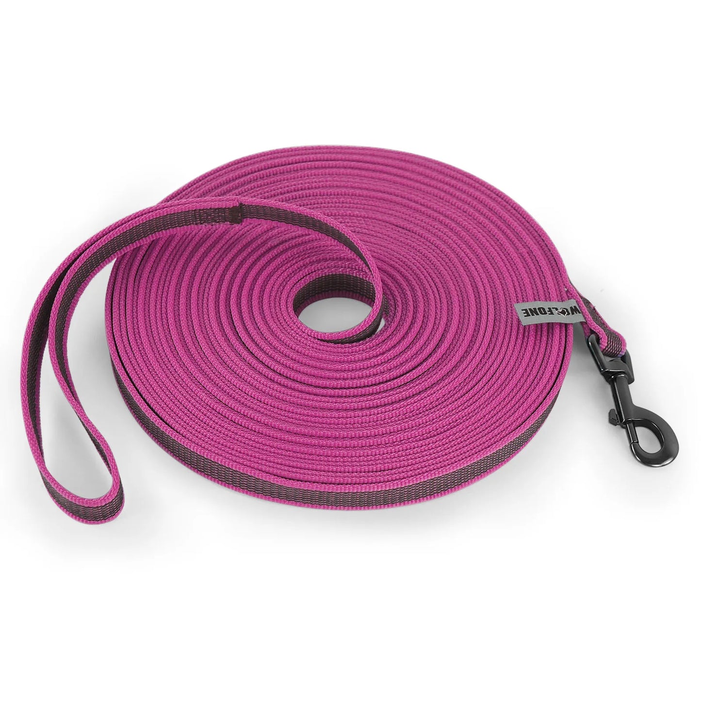 1.5M/2M/5M/3M/15M Medium small Long Dog Leash Latex Silk Easy and Convenient Training Big Dual color dog leash 10 meters by PawHaven