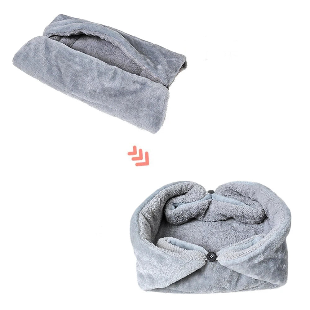 Folding Cat Bed Winter Warm Car Mat Dog Bed Pet House Plush Thickened Cushion by PawHaven