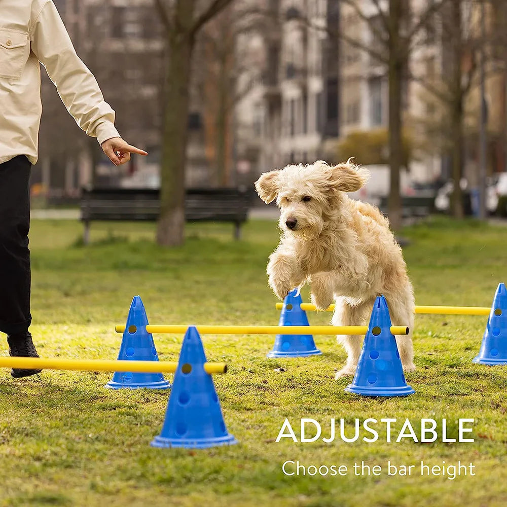 Pet Agility Training Set Jumping Bar Dog Obstacle Training Equipment Hurdle Training Dog Training Device Pet Supplies by PawHaven