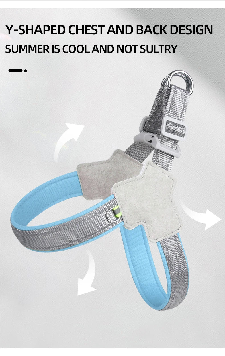 Holapet Reflective Adjustable Dog Harness Vest by PawHaven