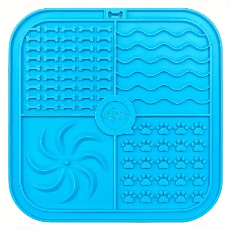 Premium Silicone Slow Feeder Mat for Dogs and Cats by PawHaven