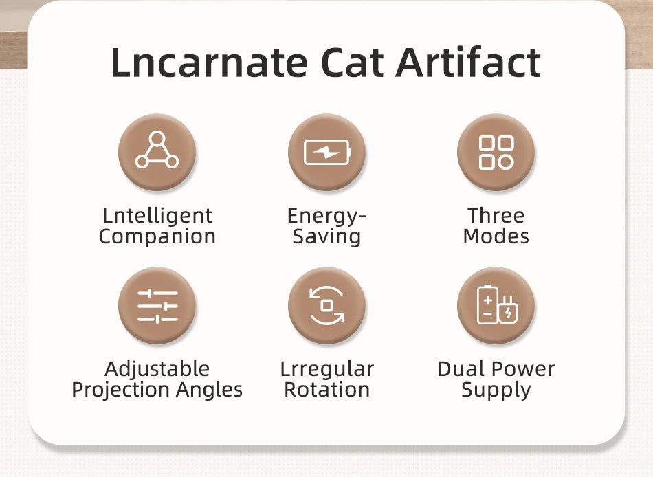 ROJECO Premium Interactive Laser Cat Toy For Indoor Fun by PawHaven